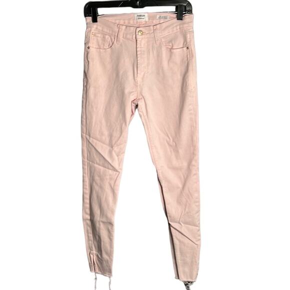 Kensie Ultimate High Rise Skinny Light Pink Jeans Size 2 - Picture 1 of 8